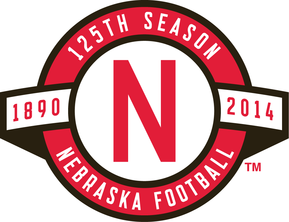 Nebraska Cornhuskers 2014 Anniversary Logo t shirts DIY iron ons
